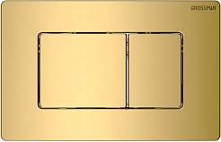 Grossman Инсталляция для подвесного унитаза Classic 97.04.30M с клавишей смыва золото глянцевое – фотография-9